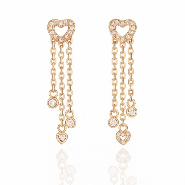 heart earrings